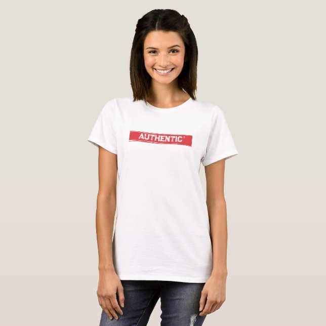 Camiseta Marca Auténtica (Anverso completo)