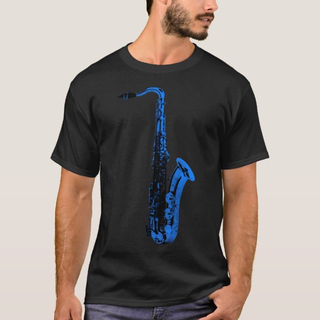 Camiseta marca azul (Anverso)