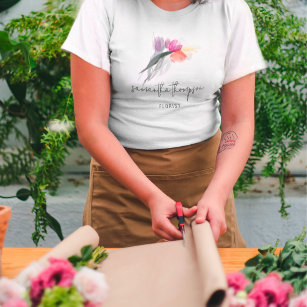 Camiseta Marca de agua Bouquet Motif Nombre Florismo Unifor