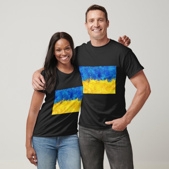 Camiseta Marca de arte acuático de Ucrania (Unisexo)