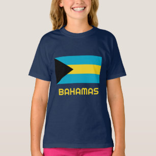 Camiseta Marca de Bahamas de texto y nombre personalizado