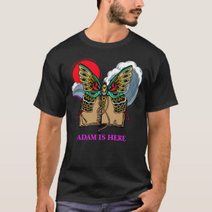 CAMISETA MARCA DE BOTÓN LEER UN LIBRO, NOMBRE PERSONALIZADO