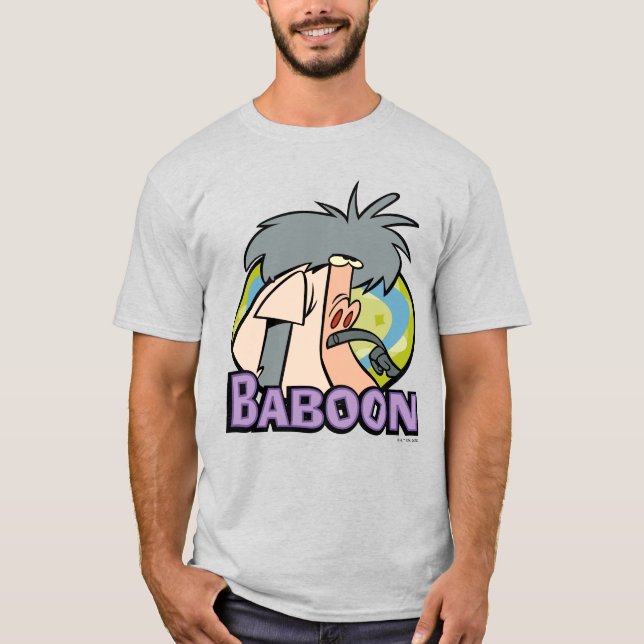 Camiseta Marca de caracteres de Baboon de I.R. (Anverso)