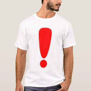 Camiseta Marca de exclamación