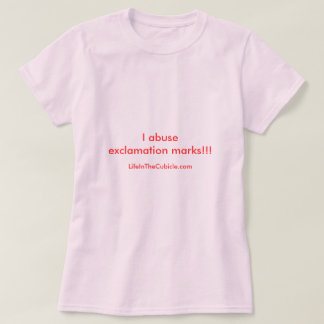 Camiseta ¡Marca de exclamación!!!