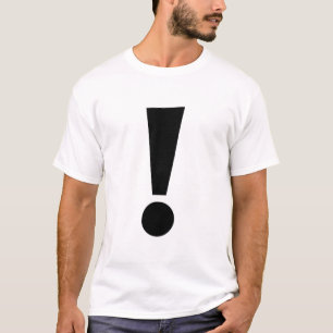 Camiseta Marca de exclamación