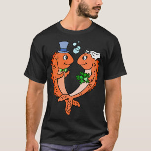 Camiseta Marca de herradura de Bride y Groom