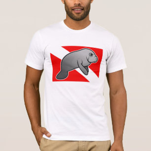 Camiseta Marca de inmersión de manatí