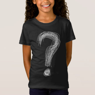 Camiseta Marca de interrogación garabato confundido Caos So