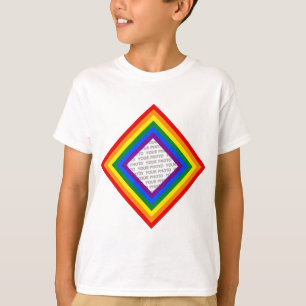 Camiseta MARCA DE MARCA DE MARCA DE RAINBOW + su signo o im