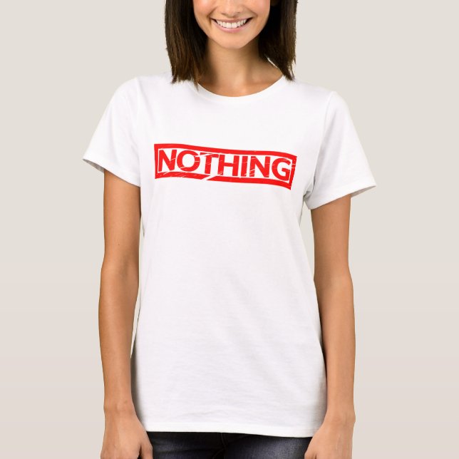 Camiseta Marca de nada (Anverso)