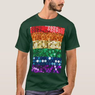 Camiseta marca de orgullo de secuencia