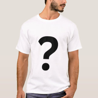 Camiseta ¿Marca de preguntas?