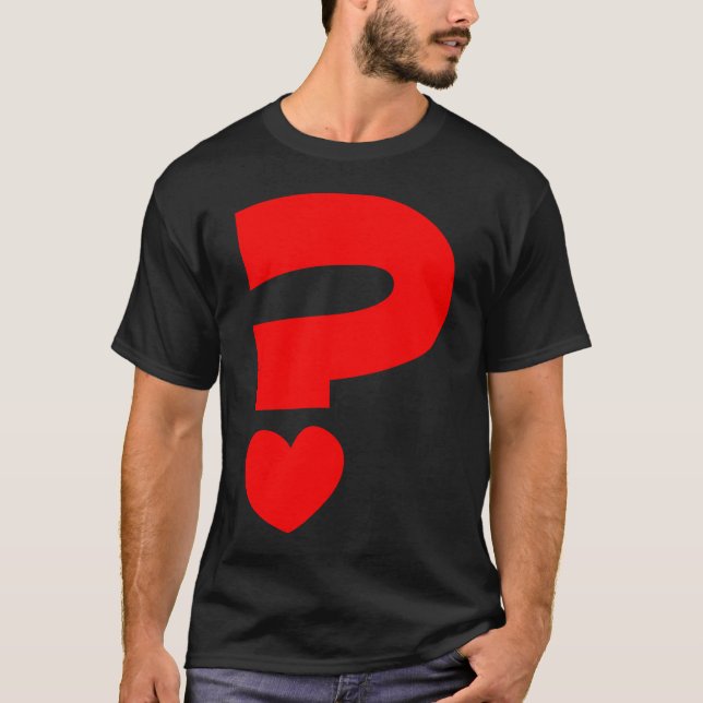 Camiseta Marca de preguntas (Anverso)