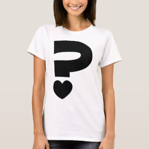 Camiseta Marca de preguntas