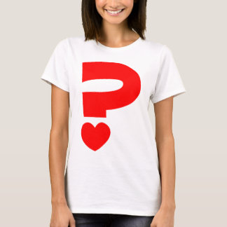 Camiseta Marca de preguntas