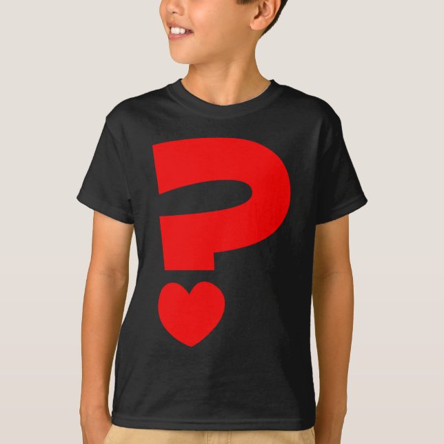 Camiseta Marca de preguntas (Anverso)