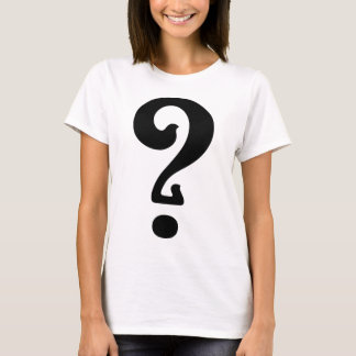 Camiseta Marca de preguntas Art Nouveau