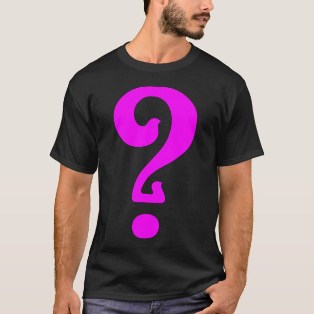 Camiseta Marca de preguntas Art Nouveau (Anverso)