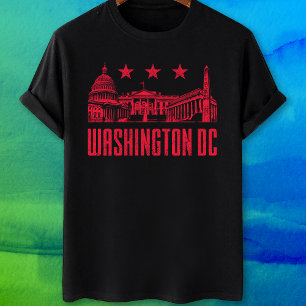Camiseta Marca de puntos de referencia de Washington DC