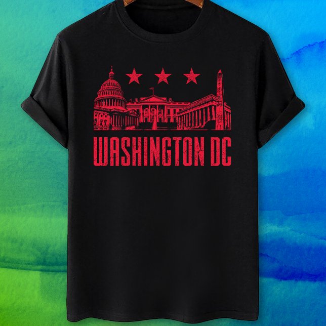 Camiseta Marca de puntos de referencia de Washington DC (Subido por el creador)