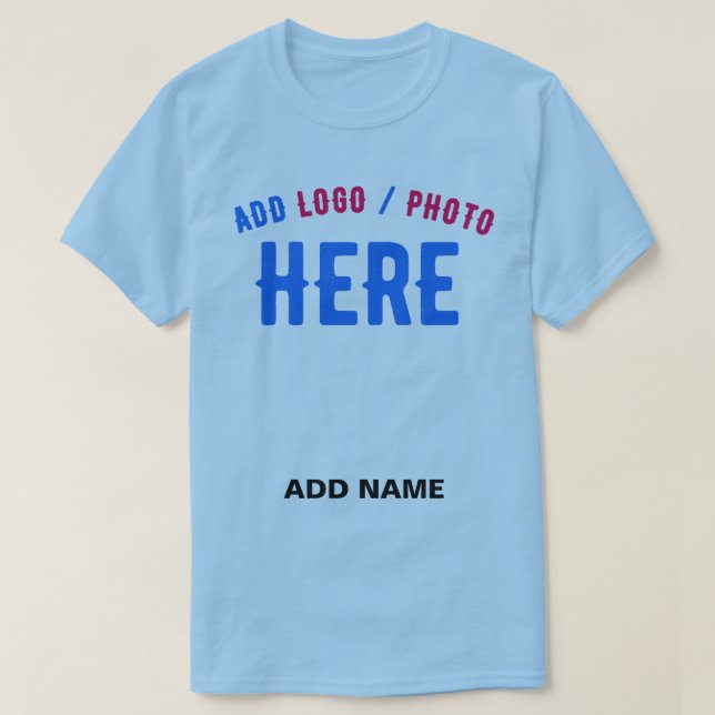 CAMISETA MARCA DE VERIFICACIÓN AZUL DE LA PERSONALIZADO MOD (Diseño del anverso)