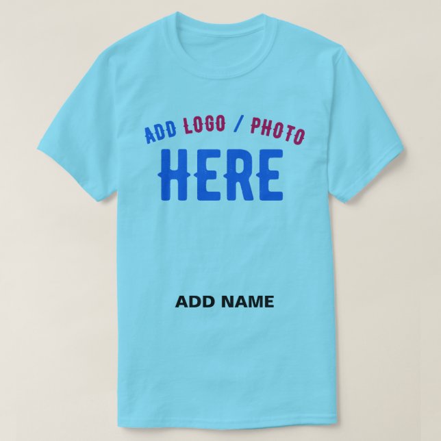 CAMISETA MARCA DE VERIFICACIÓN AZUL DE LA PERSONALIZADO MOD (Diseño del anverso)