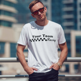 Camiseta Marca de verificación de equipo de Carreras