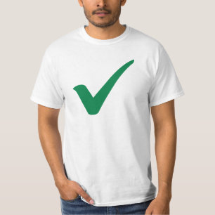 Camiseta Marca de verificación verde