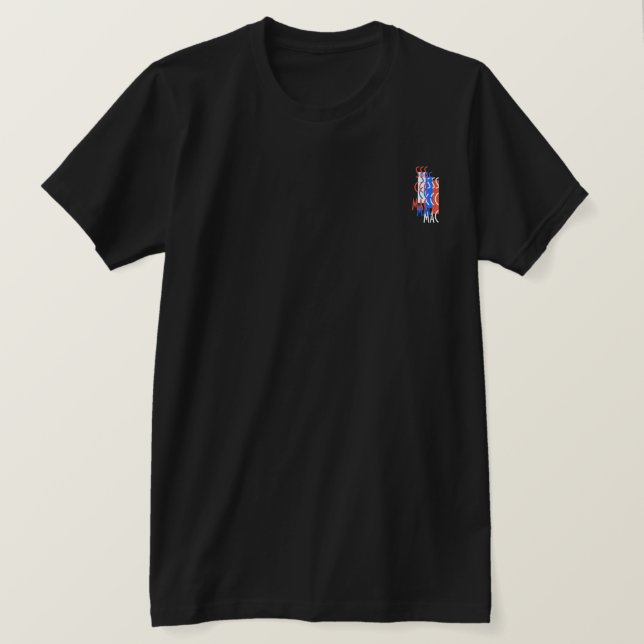 Camiseta marca del ssscccmac (Anverso del diseño)