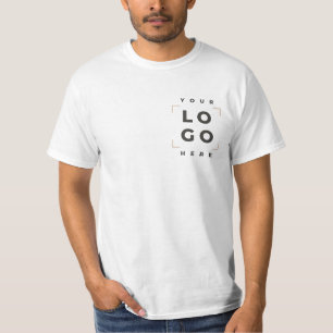Camiseta Marca el uso de trabajo coordinado de tu logotipo