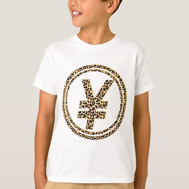 Camiseta marca leopardo ¥ (Anverso)