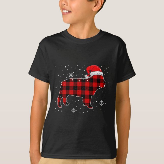 Camiseta Marca Para 50 Navidades Bulldog De Búfalo Plactado (Anverso)