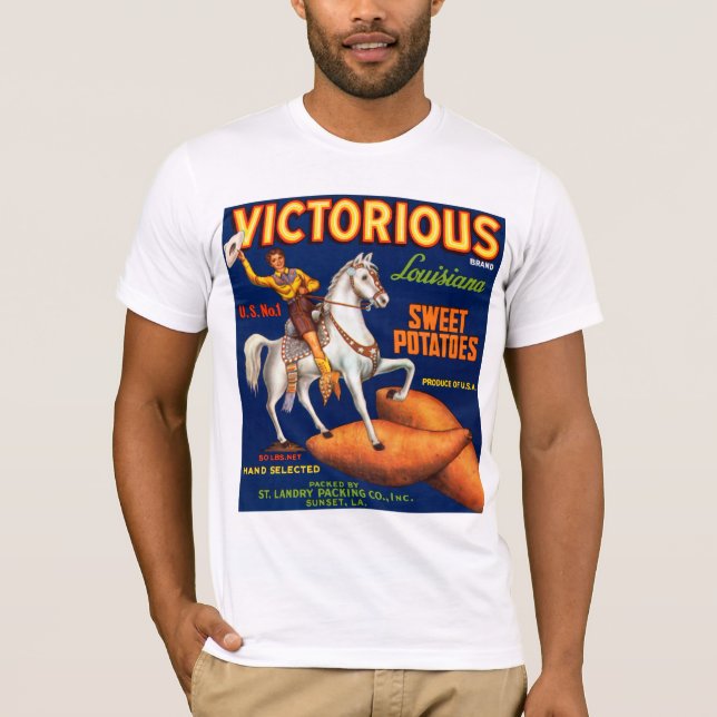 Camiseta Marca victoriana Louisiana Papas dulces (Anverso)