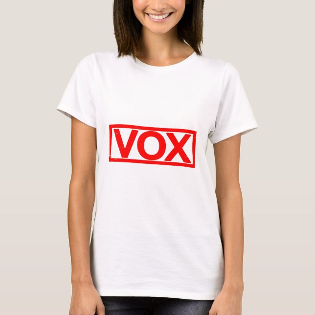 Camiseta Marca Vox (Anverso)