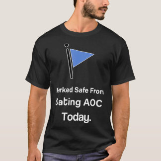 Camiseta Marcado a salvo de citas con AOC hoy