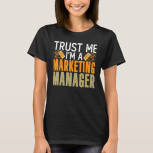 Camiseta Marcador de estrategia de publicidad de embudo de