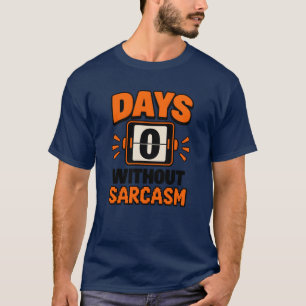 Camiseta Marcador de Puntuación del Medidor de Sarcasmo de
