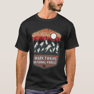 Camiseta Marcar bosque nacional gemelo