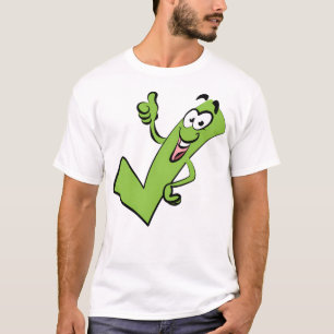 Camiseta Marcar marca de verificación verde