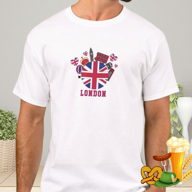 Camiseta Marcas británicas Viajes Londres Arte de recuerdo (Subido por el creador)