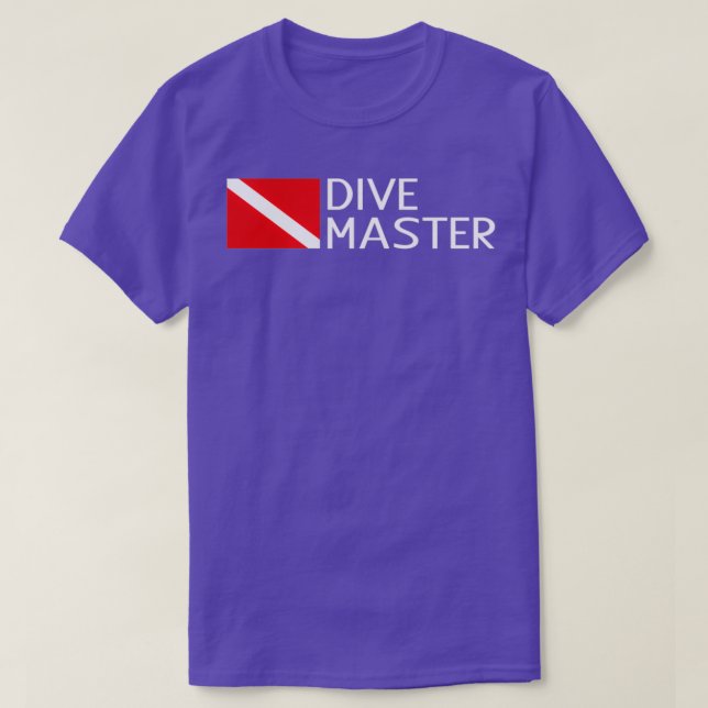 Camiseta Marcas de buceo Marcas de buceo Maestro de buceo (Diseño del anverso)