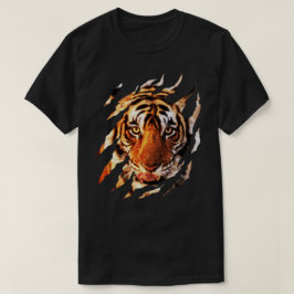Camiseta marcas de claw de tigre