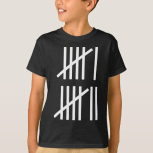 Camiseta Marcas de conteo minimalistas 67 Meme jerga 6 7