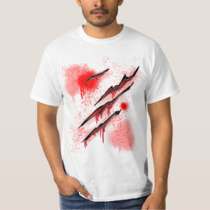 Camiseta Marcas de Garra Sangrientas