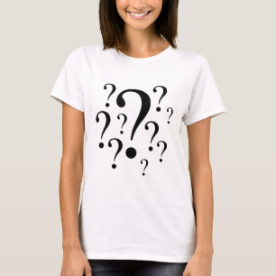 Camiseta Marcas de preguntas