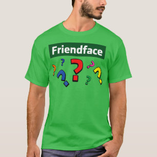 Camiseta Marcas de preguntas amistosas