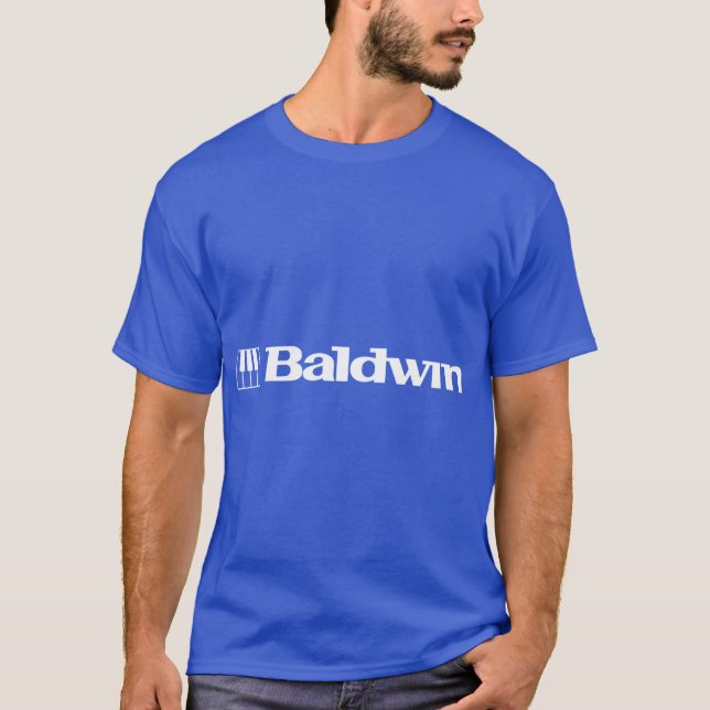 Camiseta Marcas de teclado Baldwin Piano (Anverso)