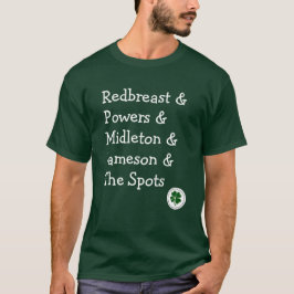 Camiseta Marcas de Whiskey de destiladores irlandeses
