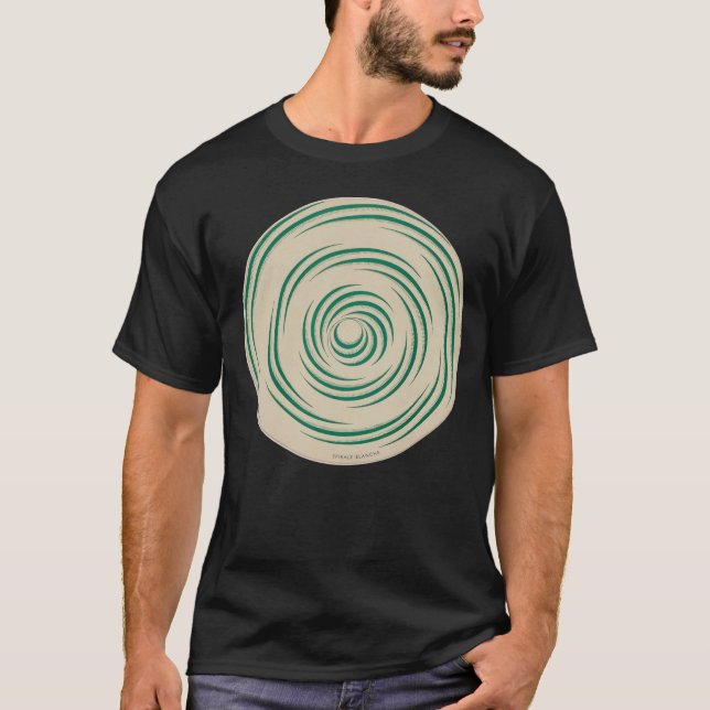 Camiseta Marcel Duchamp Rotorelief GREEN T-Shirt (Anverso)